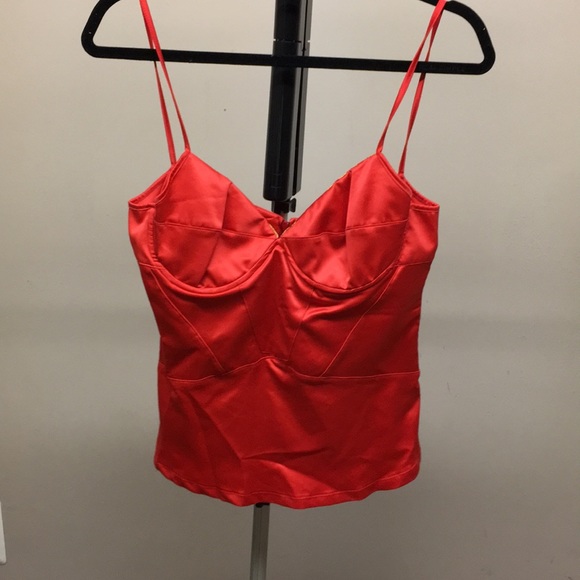 Just Cavalli Tops - Just Cavalli Red Corset Top